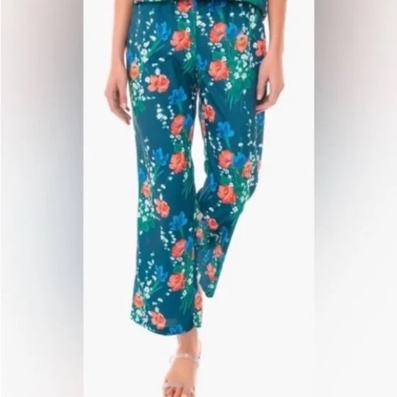 TUCKERNUCK Jade Blooms Farris Pants - Picture 1 of 6